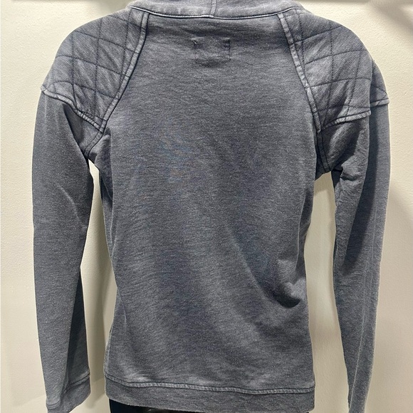 Converse One Star Gray Quilted Zip-Up Jacket Small - Picture 7 of 9